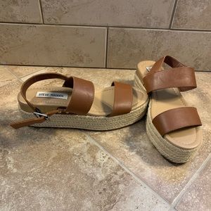 Steve Madden Espadrille Sandal, Women's Size 8, Natural NEW MSRP $79.95
